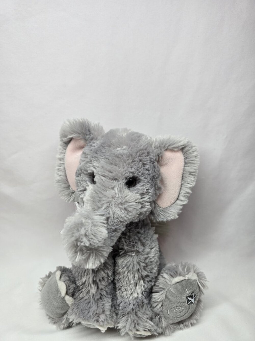 Russ Shining Stars Gray Elephant 9" Plush Soft Stuffed Animal Toy No Code